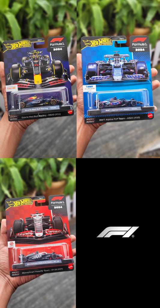 Hot Wheels Formula 1 Premium 2024 1:64 Scale - SET of 3