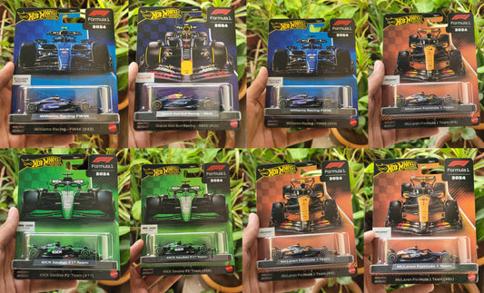 Hot Wheels Formula 1 Mix 2 - 2025 - SET of 8